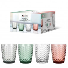 ARROW SET 4 BICCHIERI VETRO ACQUA 300ML. (8pz)